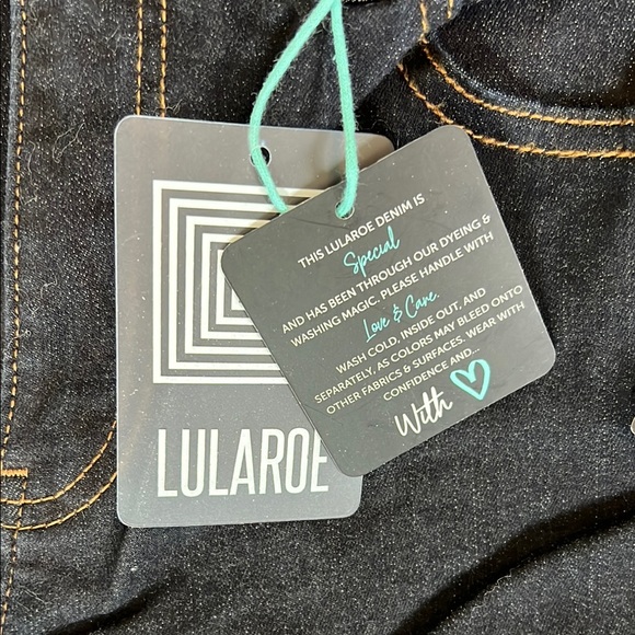 LuLaRoe Dark Blue Skinny Jeans - Picture 2 of 6